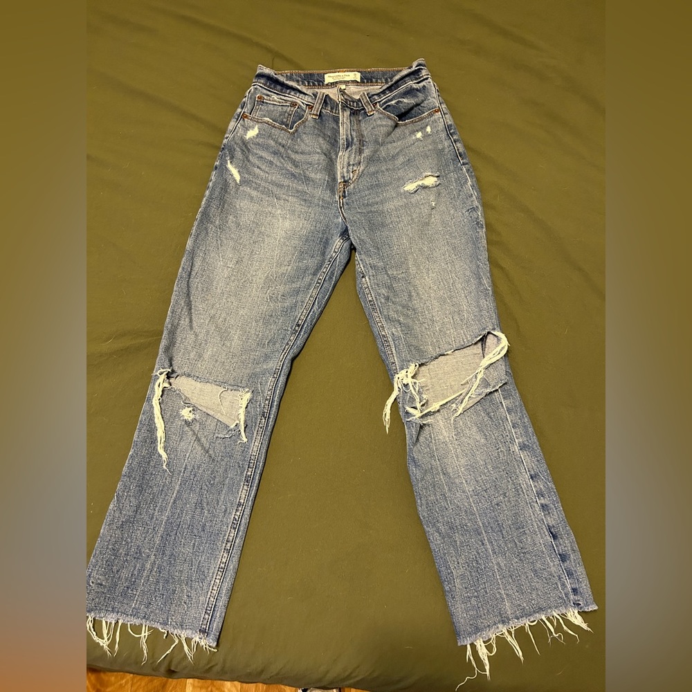 Abercrombie & Fitch | Ankle Straight Ultra High Rise